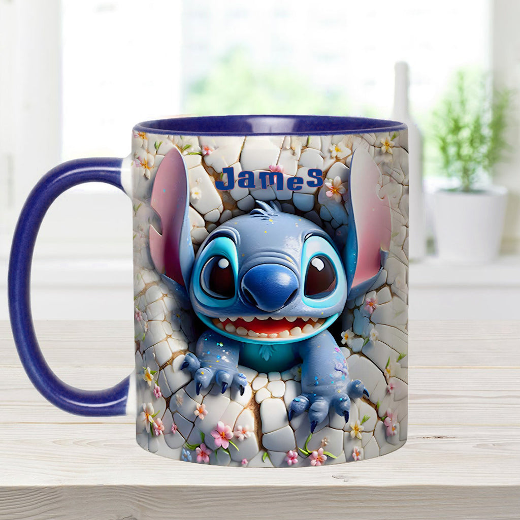 Merry Stitchmas - Personalized Ohana Accent Mug
