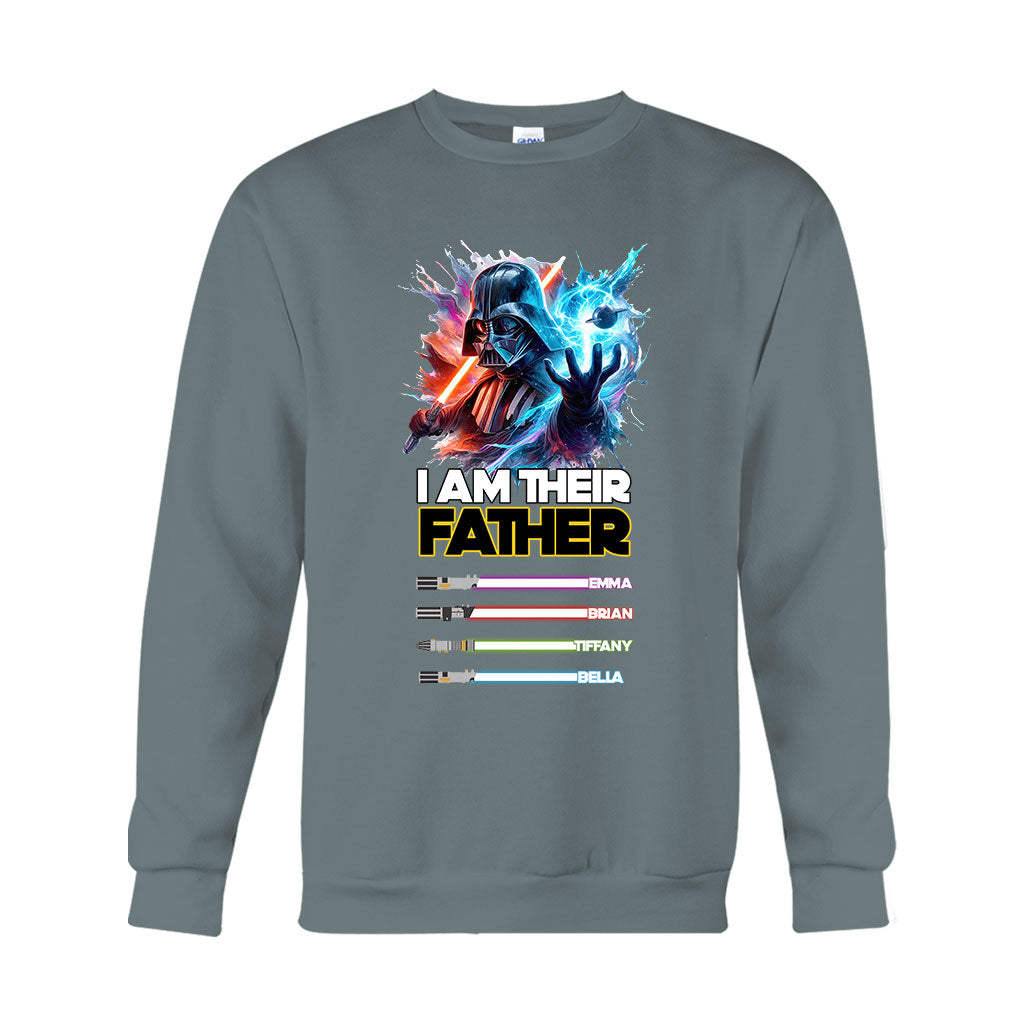 I Am Their Father - Personalized The Force T-shirt And Hoodie