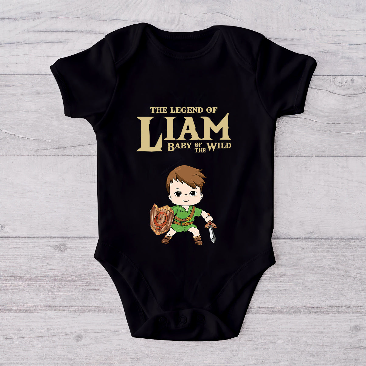 Dad The Legend Of Dad Any Title - Personalized The Adventurer T-shirt And Baby Onesie