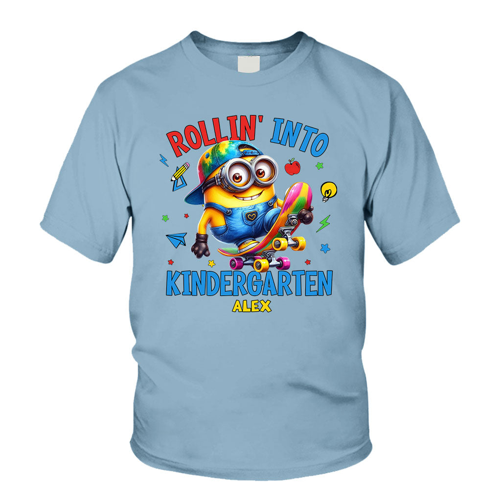 Rollin Into School - Personalized T-shirt And Hoodie