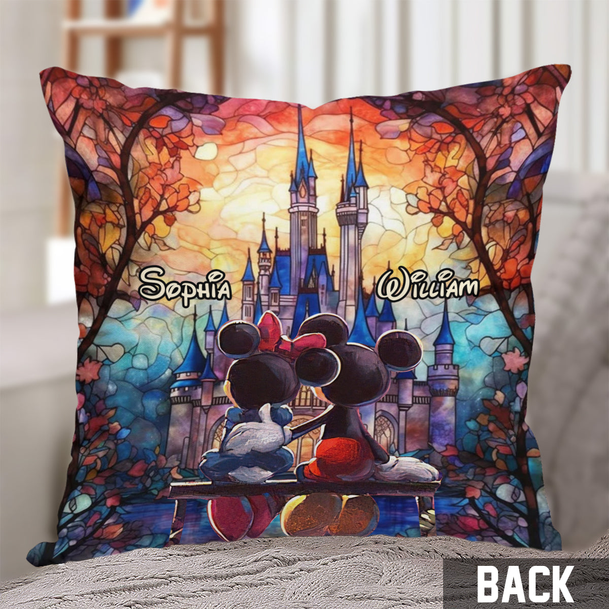 You & Me We Got This - Personalized Mouse Throw Pillow