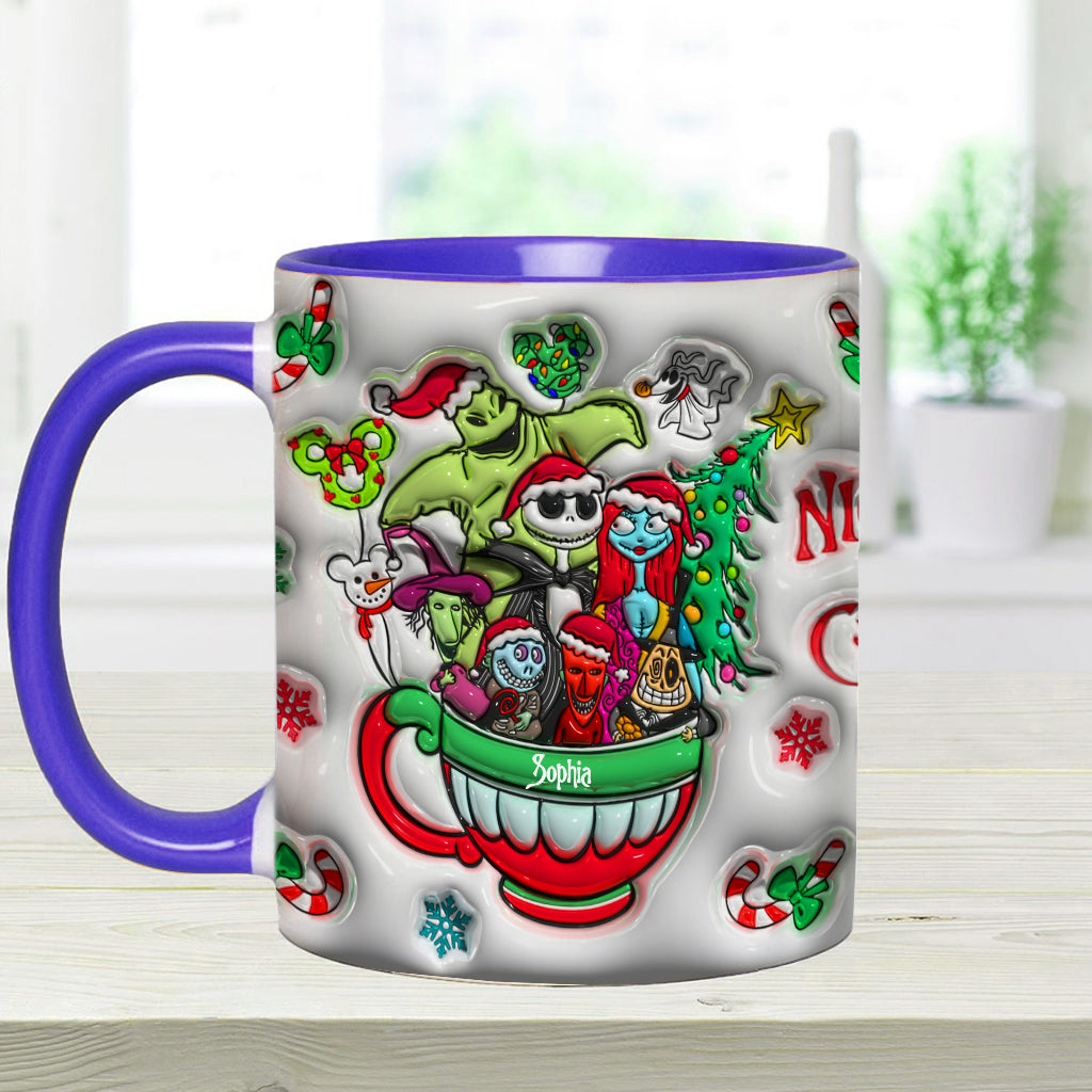 Merry Grinchmas - Personalized Nightmare Accent Mug