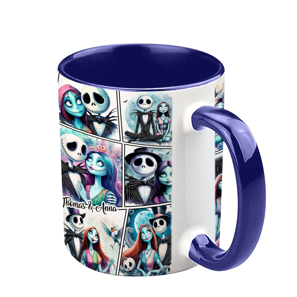 We're Simply Meant To Be - Personalized Nightmare Accent Mug