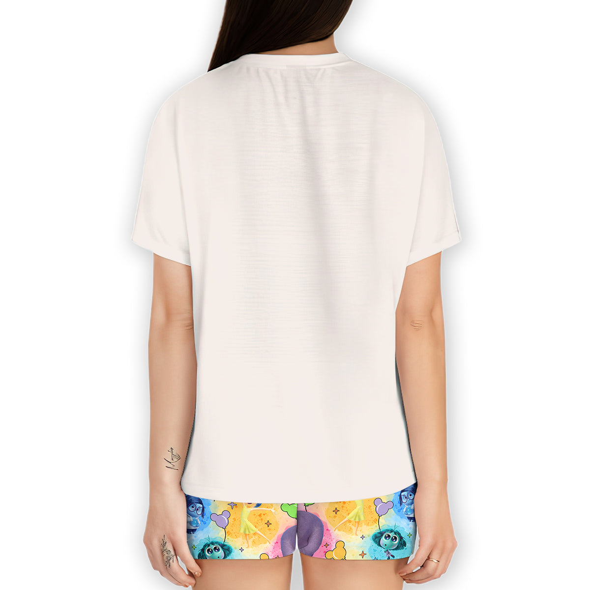 It's Ok To Feel All The Feels - Personalized Inside Out All Over Shirt & Women Shorts