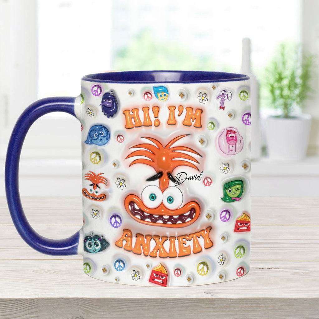 Hi! We Are Emotions - Personalized Accent Mug