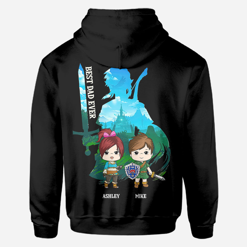 The Legend Of Dad/ Mom/ Nana... - Personalized The Hero's Legend All Over Shirt