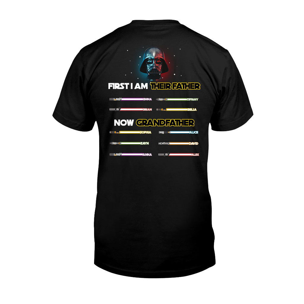 I Am Their Father Now Grandfather - Personalized The Force T-shirt And Hoodie