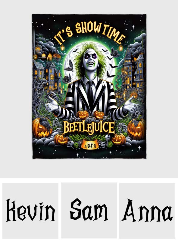It's Showtime! - Personalized Blanket