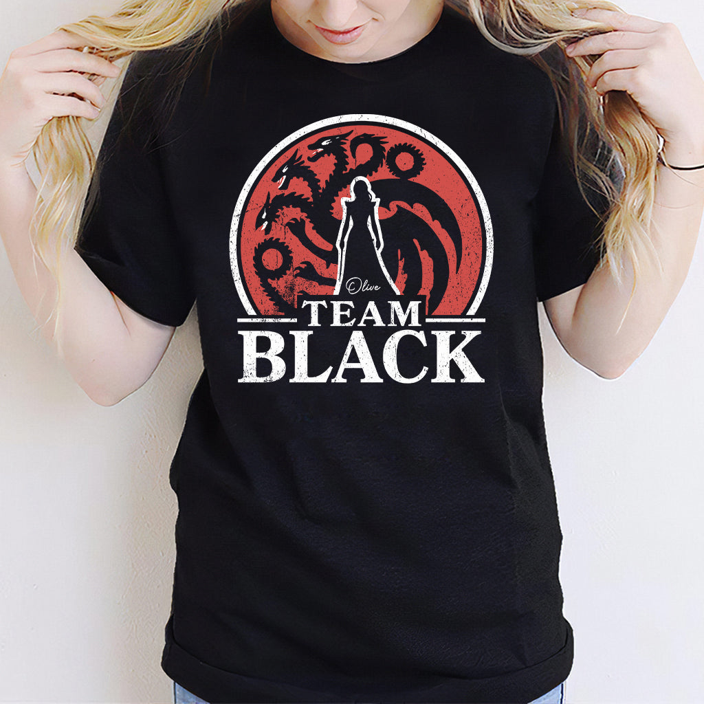 Team Black Vs Team Green - Personalized Thrones Game T-shirt And Hoodie