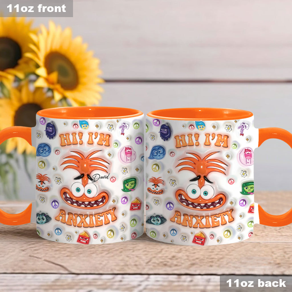 Hi! We Are Emotions - Personalized Accent Mug