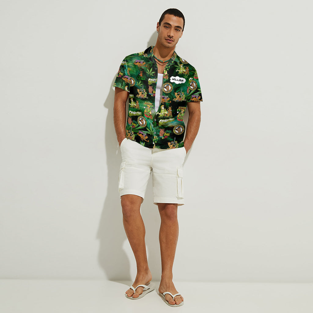 Puff Puff Pass - Personalized Weed Hawaiian Shirt