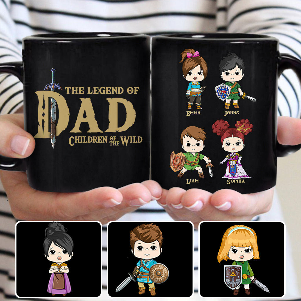 Dad The Legend Of Dad Any Title - Personalized The Adventurer Mug
