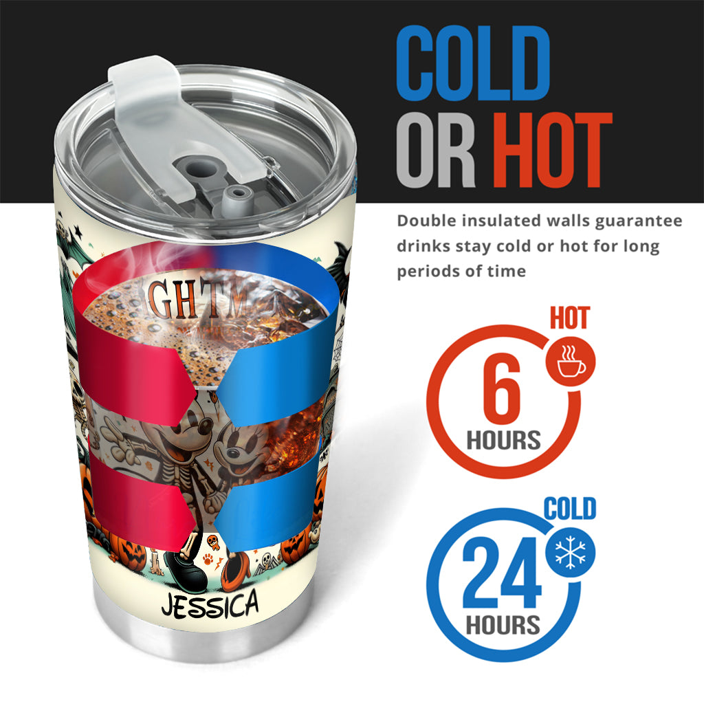 Nightmare On Main Street - Personalized Mouse Tumbler