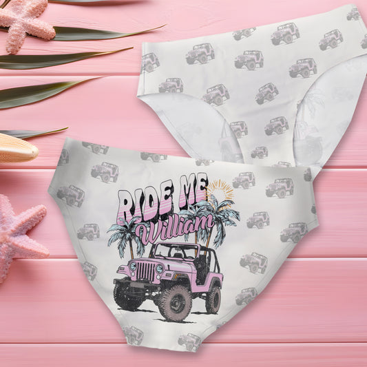 Ride Me - Personalized Car Women's Briefs