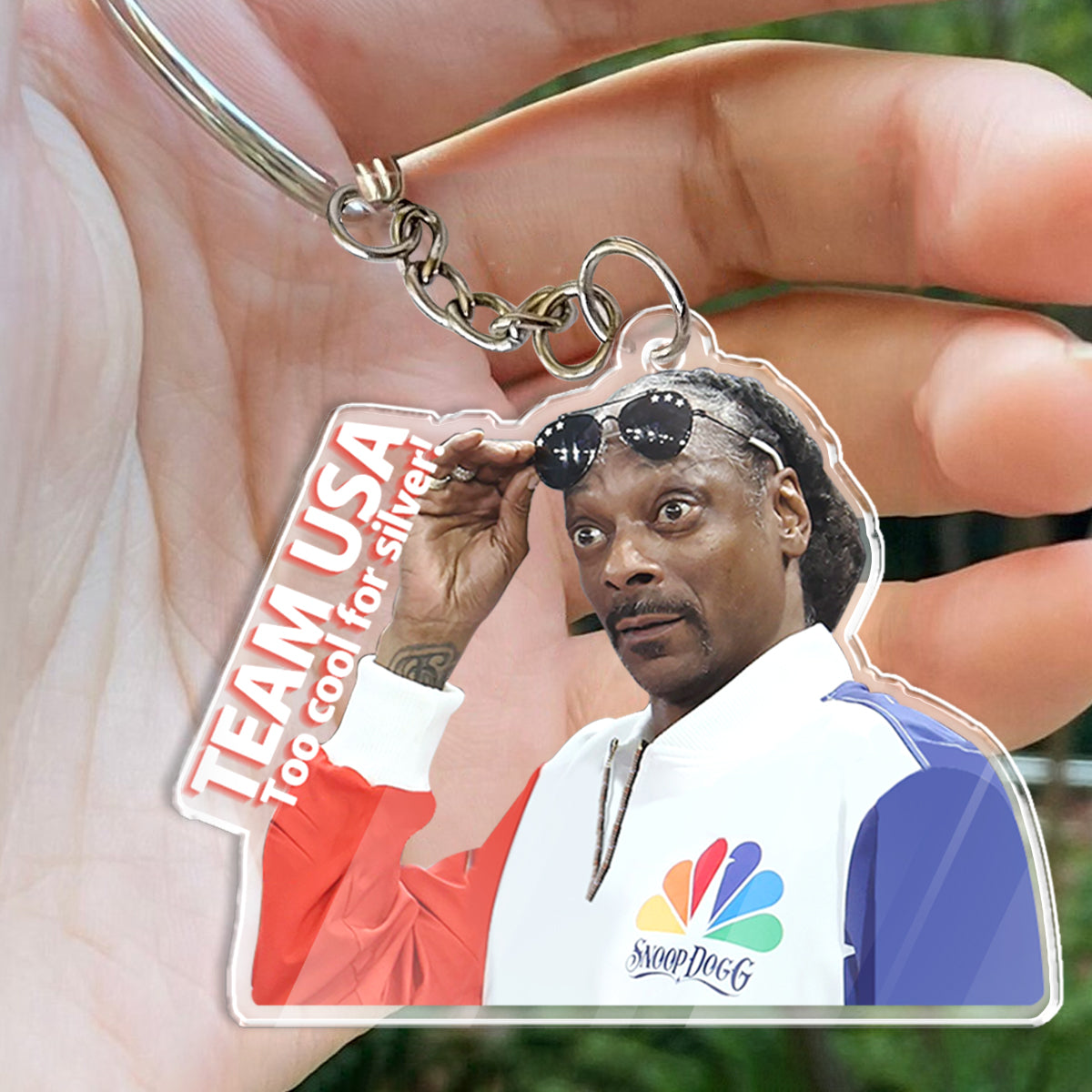 Snoop Dogg Team USA 2024 - Custom Shaped Keychain