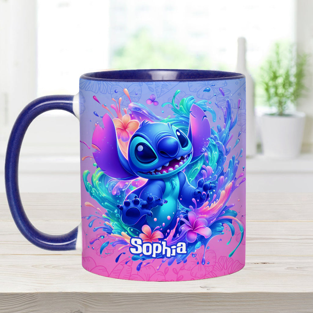 Ohana Means Family - Personalized Ohana Accent Mug