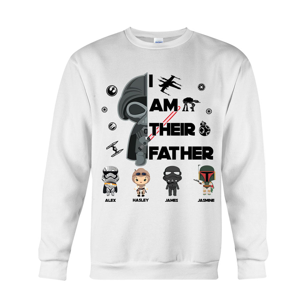 I Am Their Father - Personalized The Force T-shirt And Hoodie