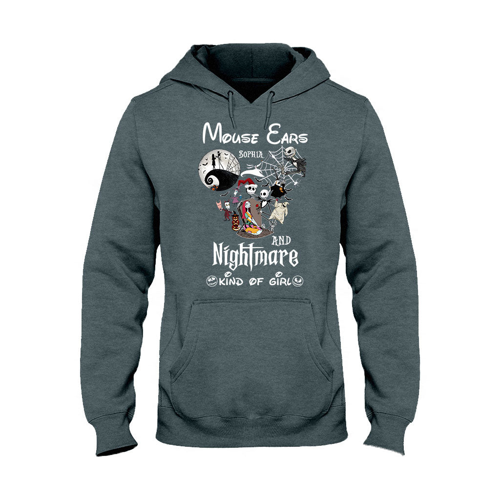 Mouse Ears And Nightmare Kind Of Girl - Personalized Nightmare T-shirt And Hoodie