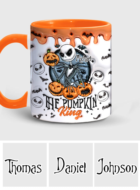 Pumpkin King - Personalized Nightmare Accent Mug