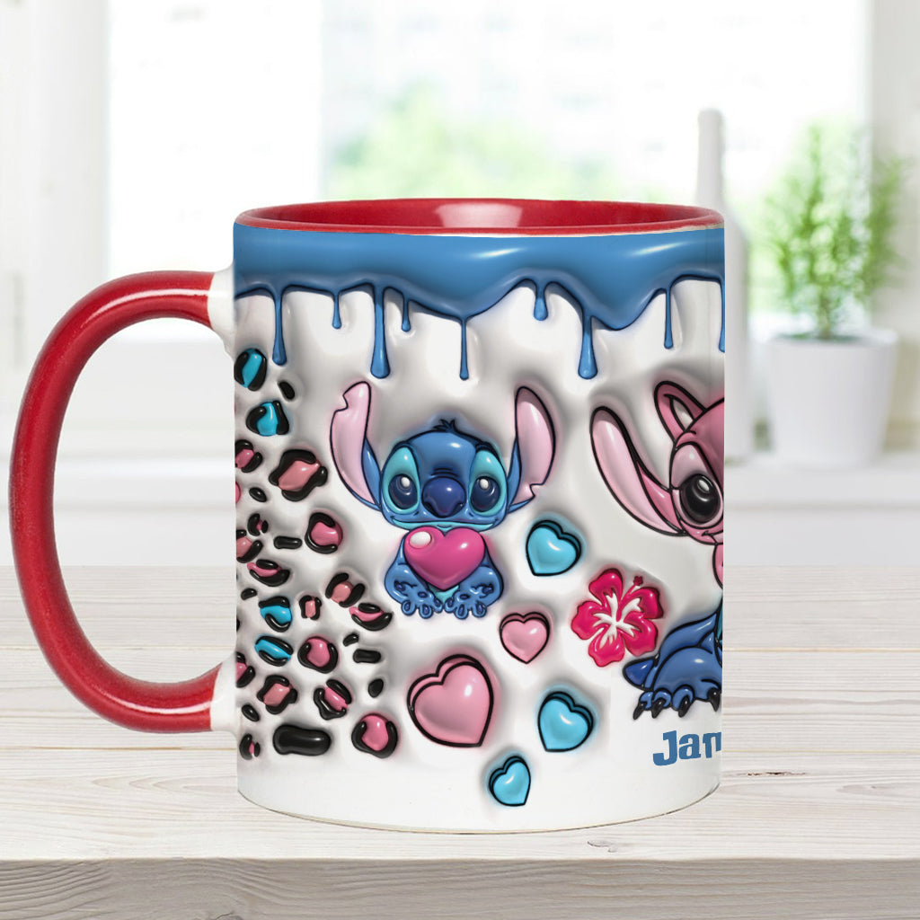 Ohana Love - Personalized Ohana Accent Mug