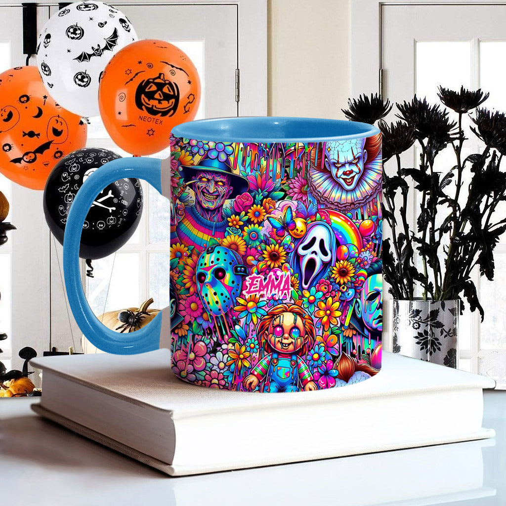 Colorful Horror - Personalized Accent Mug