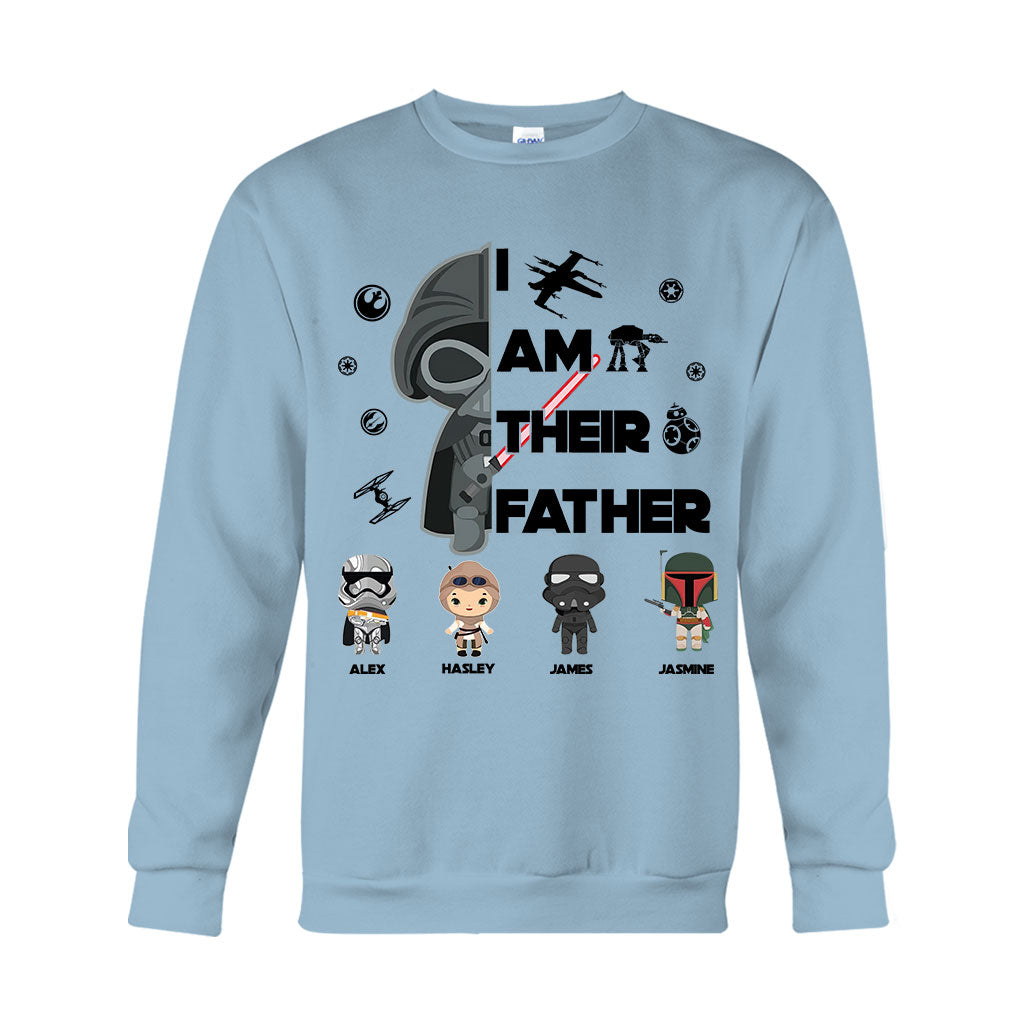 I Am Their Father - Personalized The Force T-shirt And Hoodie