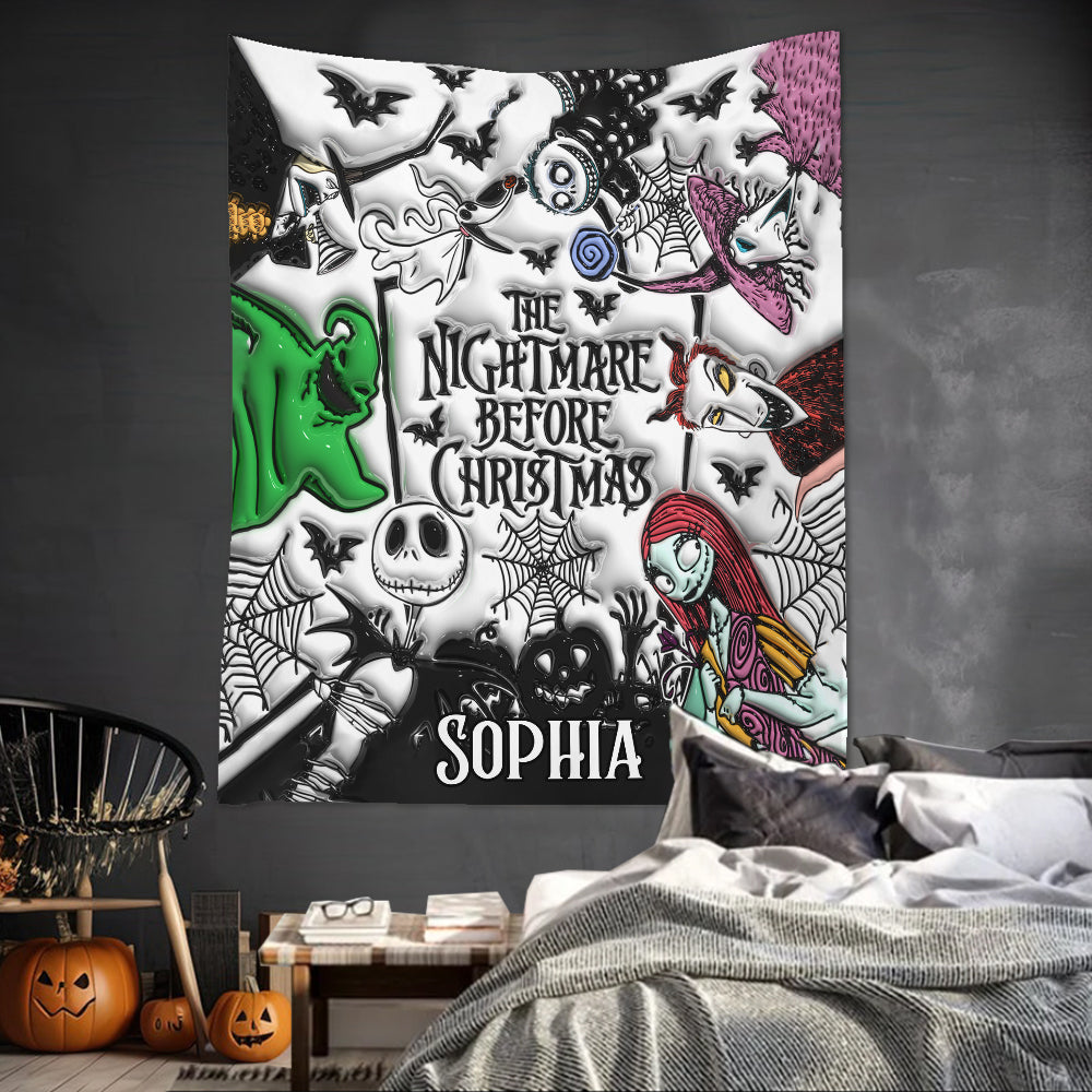 The Nightmare - Personalized Nightmare Wall Tapestry
