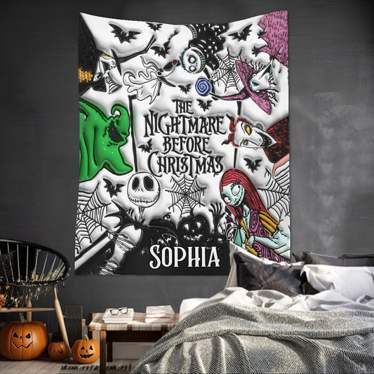 The Nightmare - Personalized Nightmare Wall Tapestry
