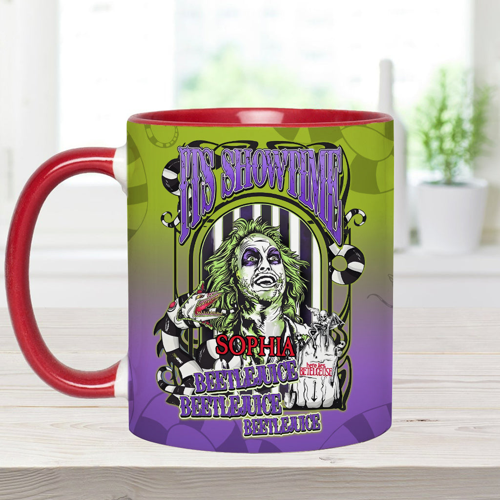 Never Trust The Living - Personalized Accent Mug