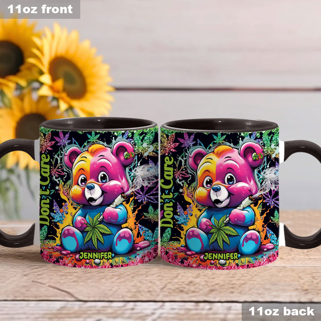 Don't Care Bear - Personalized Weed Accent Mug