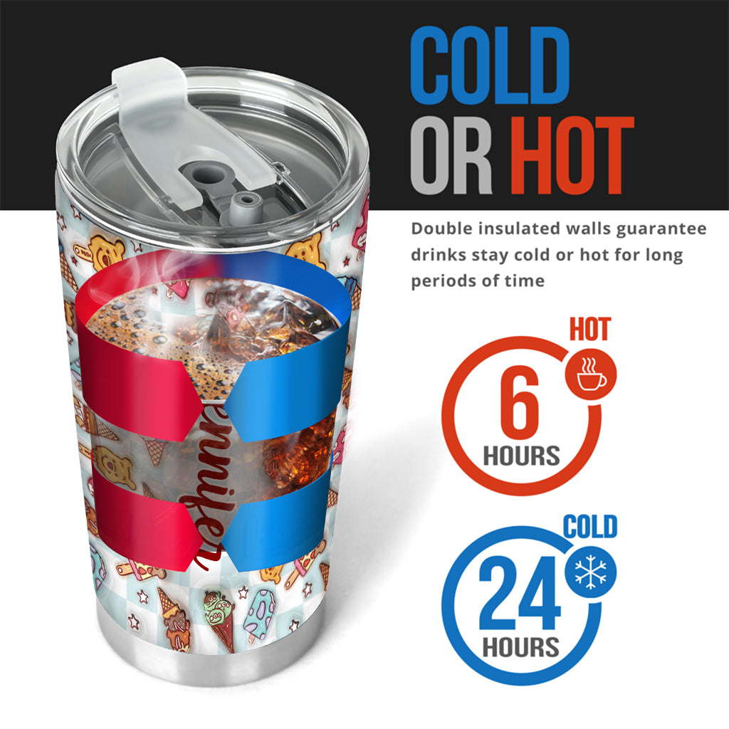 Snacking Around The World - Personalized Mouse Tumbler