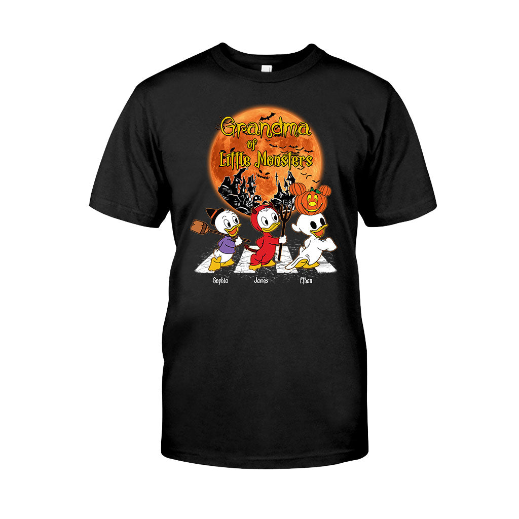 Grandma Of Little Monsters - Personalized Mouse T-shirt And Hoodie