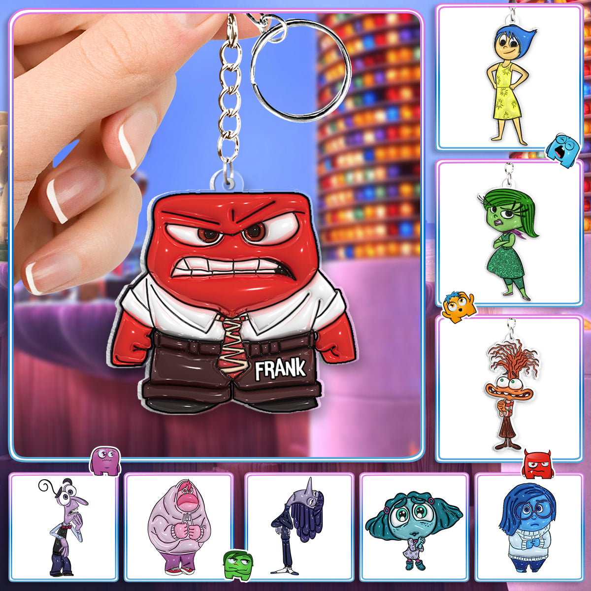 Every Emotion Is Valid - Personalized Keychain