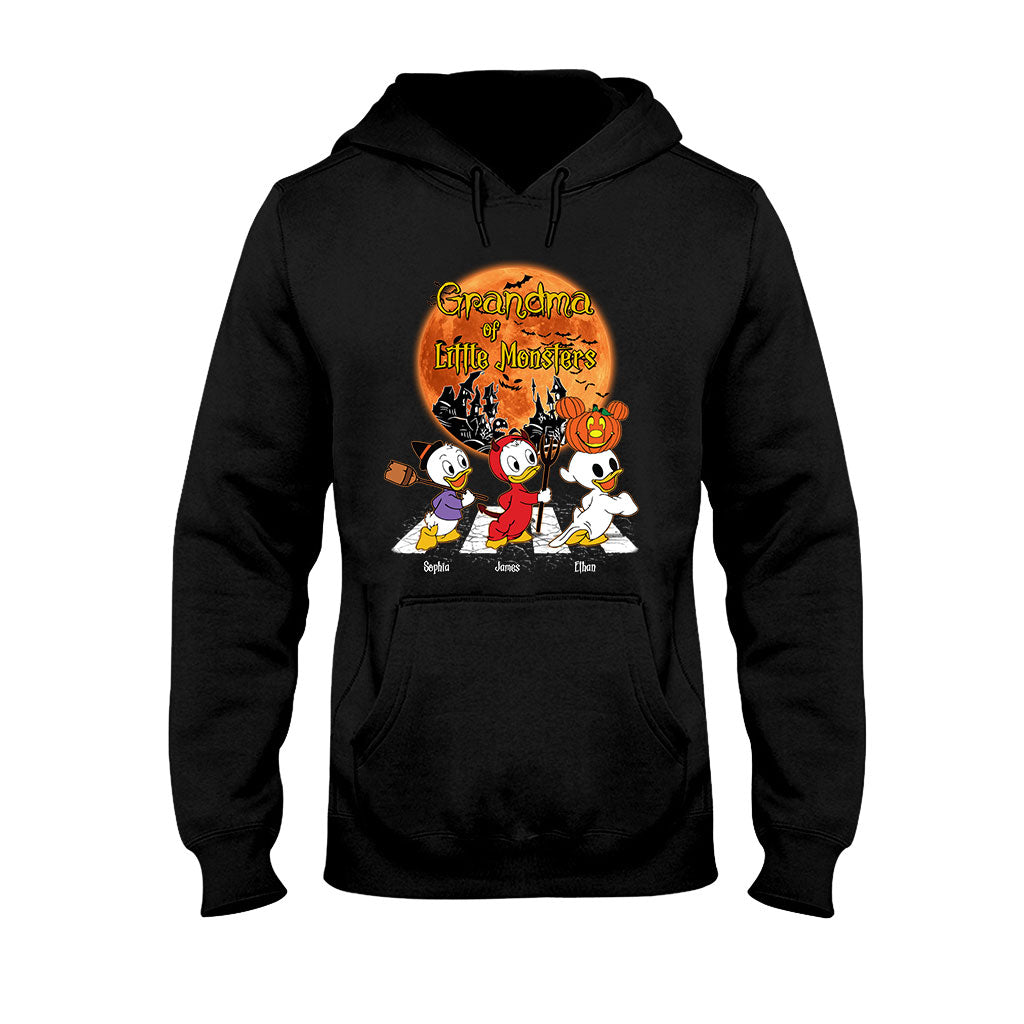 Grandma Of Little Monsters - Personalized Mouse T-shirt And Hoodie