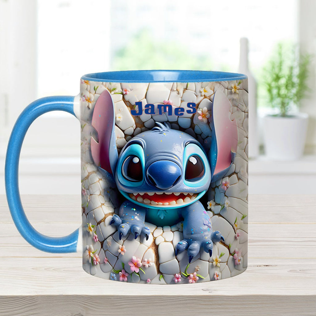 Merry Stitchmas - Personalized Ohana Accent Mug