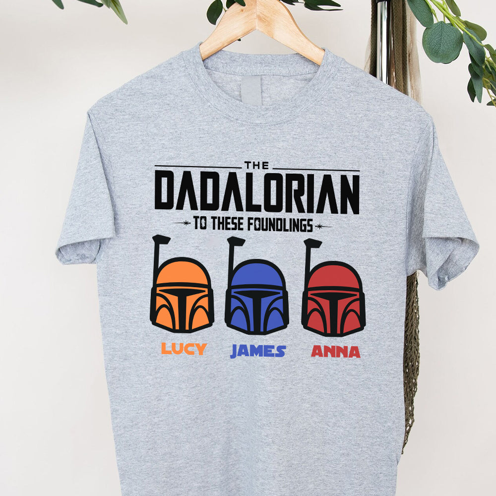 The Dadalorian Mamalorian To These Foundlings - Personalized The Force T-shirt And Hoodie
