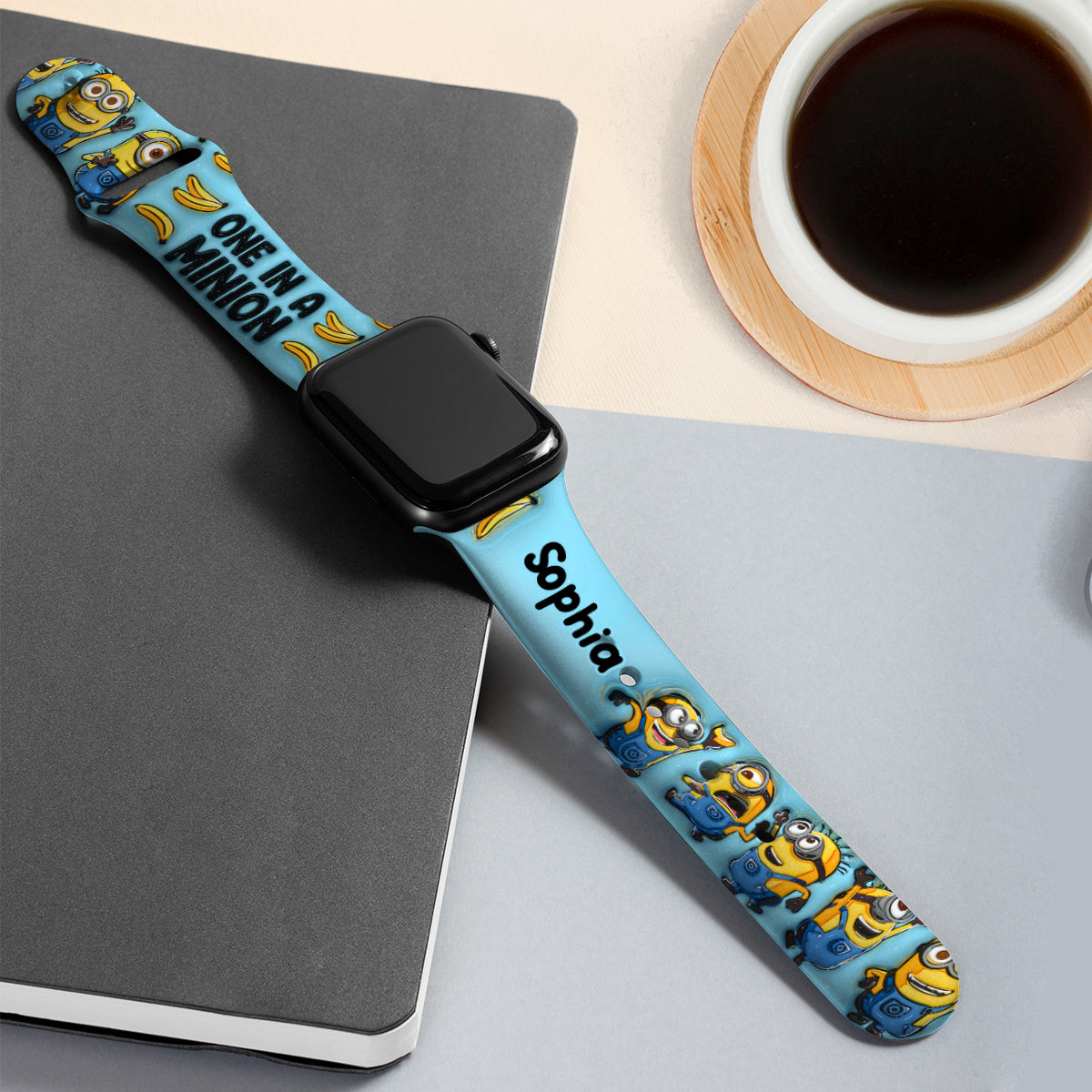 One In A Minion - Personalized Apple Watch Band