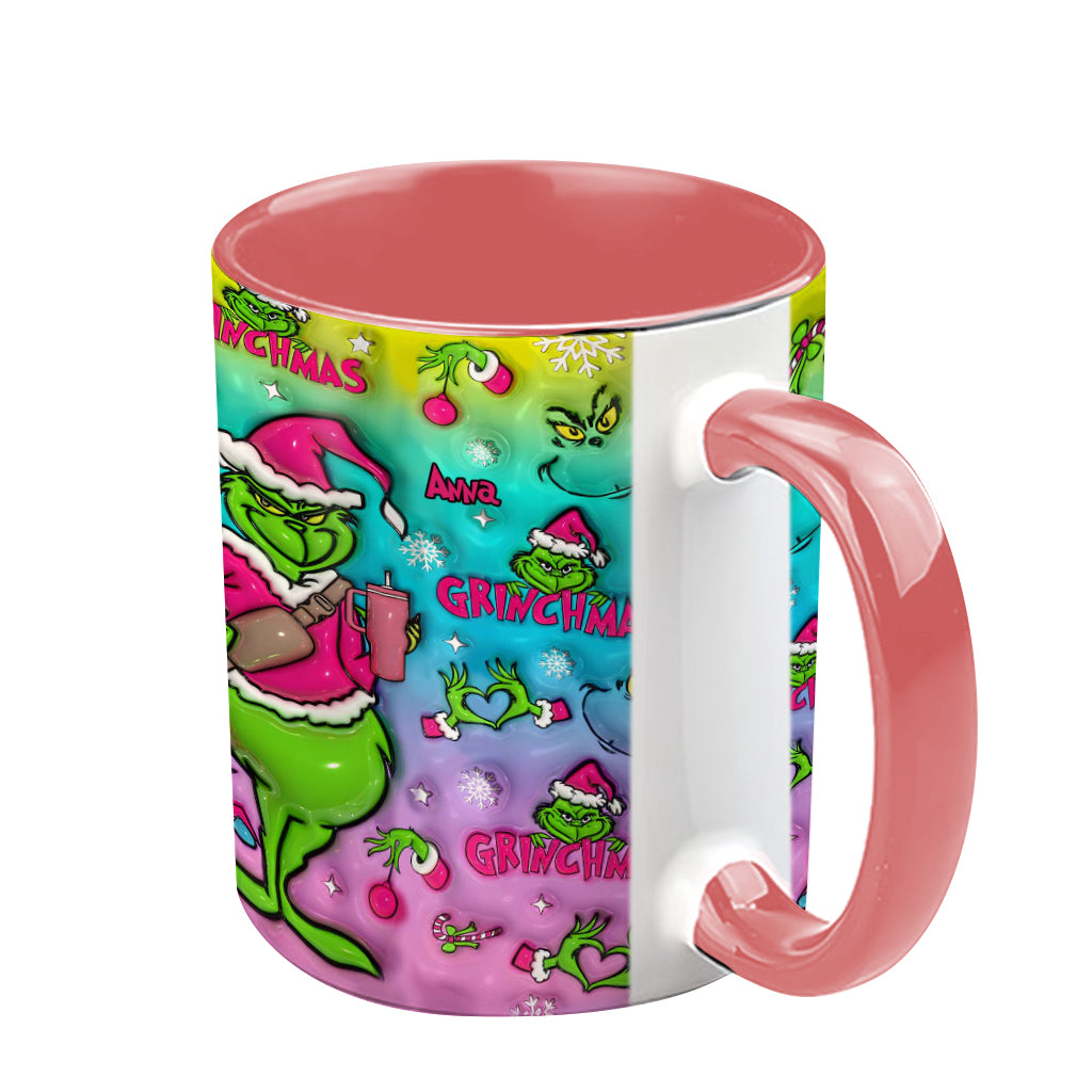Holo Christmas - Personalized Stole Christmas Accent Mug