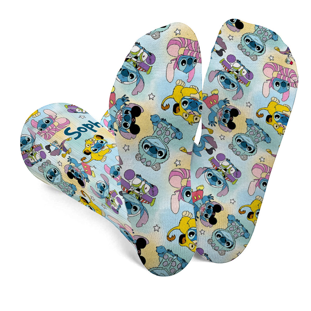 Cute Monsters - Personalized Ohana Socks