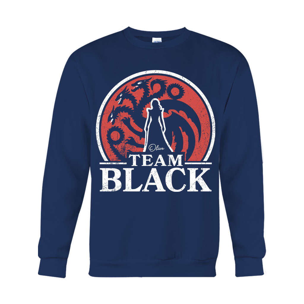 Team Black Vs Team Green - Personalized Thrones Game T-shirt And Hoodie