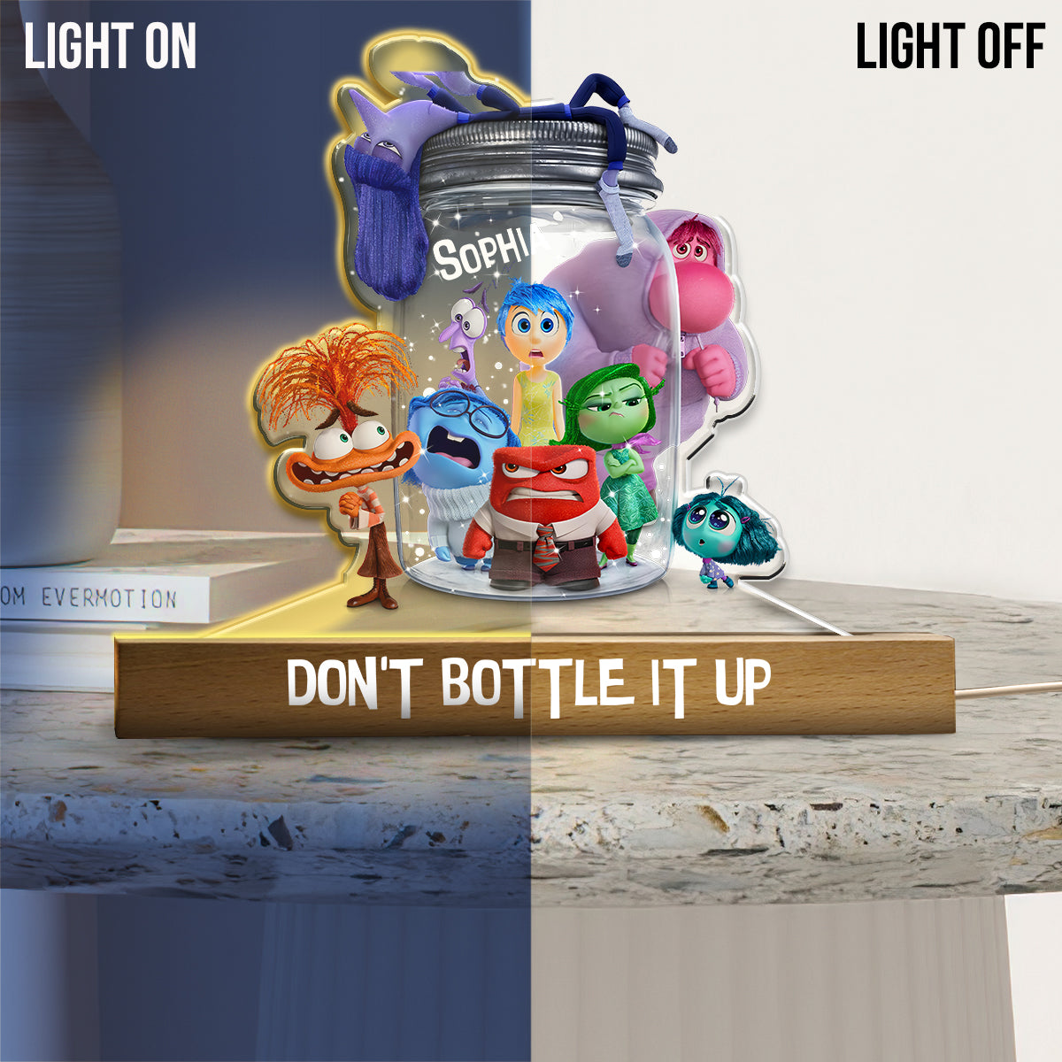 Don't Bottle It Up - Personalized Shaped Led Night Light