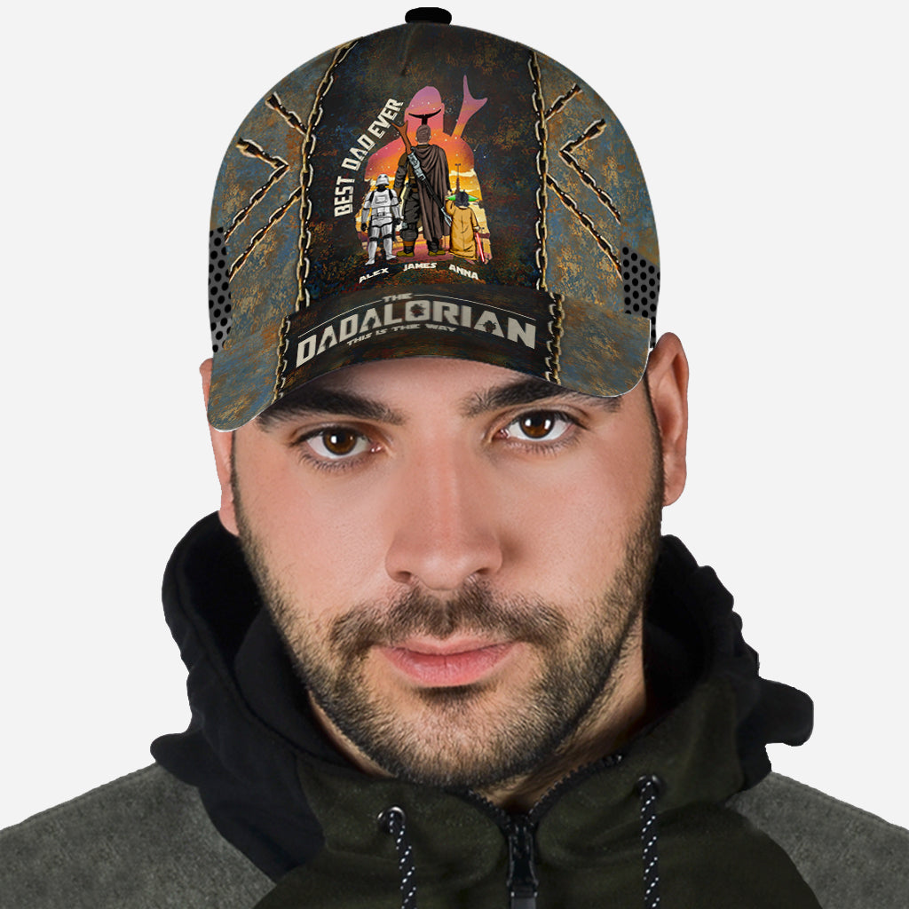 Dadalorian Best Dad Ever - Personalized The Force Classic Cap