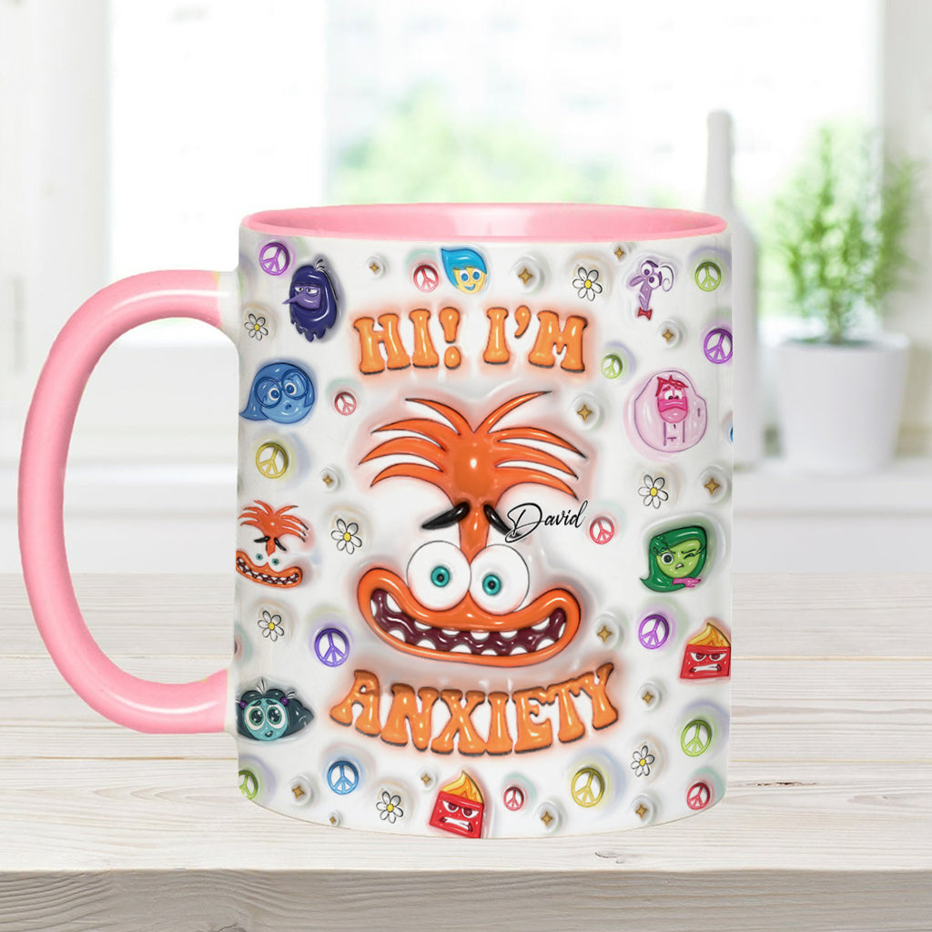 Hi! We Are Emotions - Personalized Accent Mug