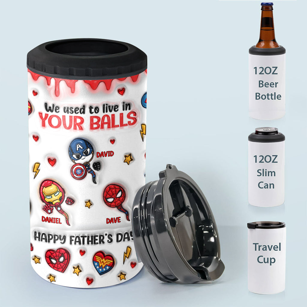 Happy Father's Day - Personalized Marvelous Universe Can Cooler