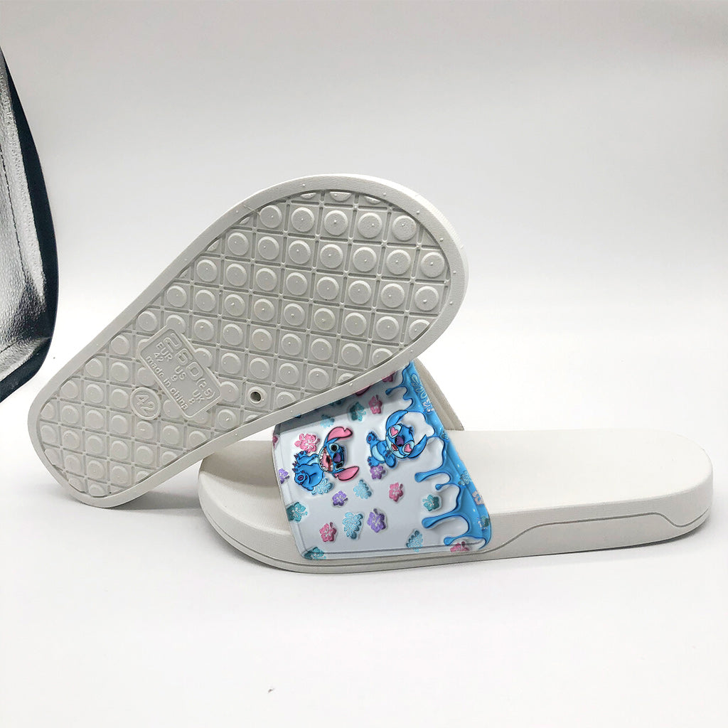 Ohana Means Family - Personalized Ohana Slide Sandals