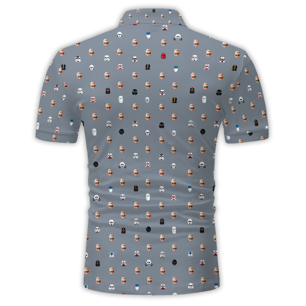 I Am Thier Dad - Personalized The Force Polo Shirt