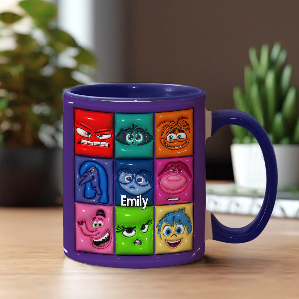 It's Okay To Feel All The Feels - Personalized Accent Mug