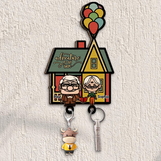 Adventure Is Out Here - Personalized Mouse Key Holder