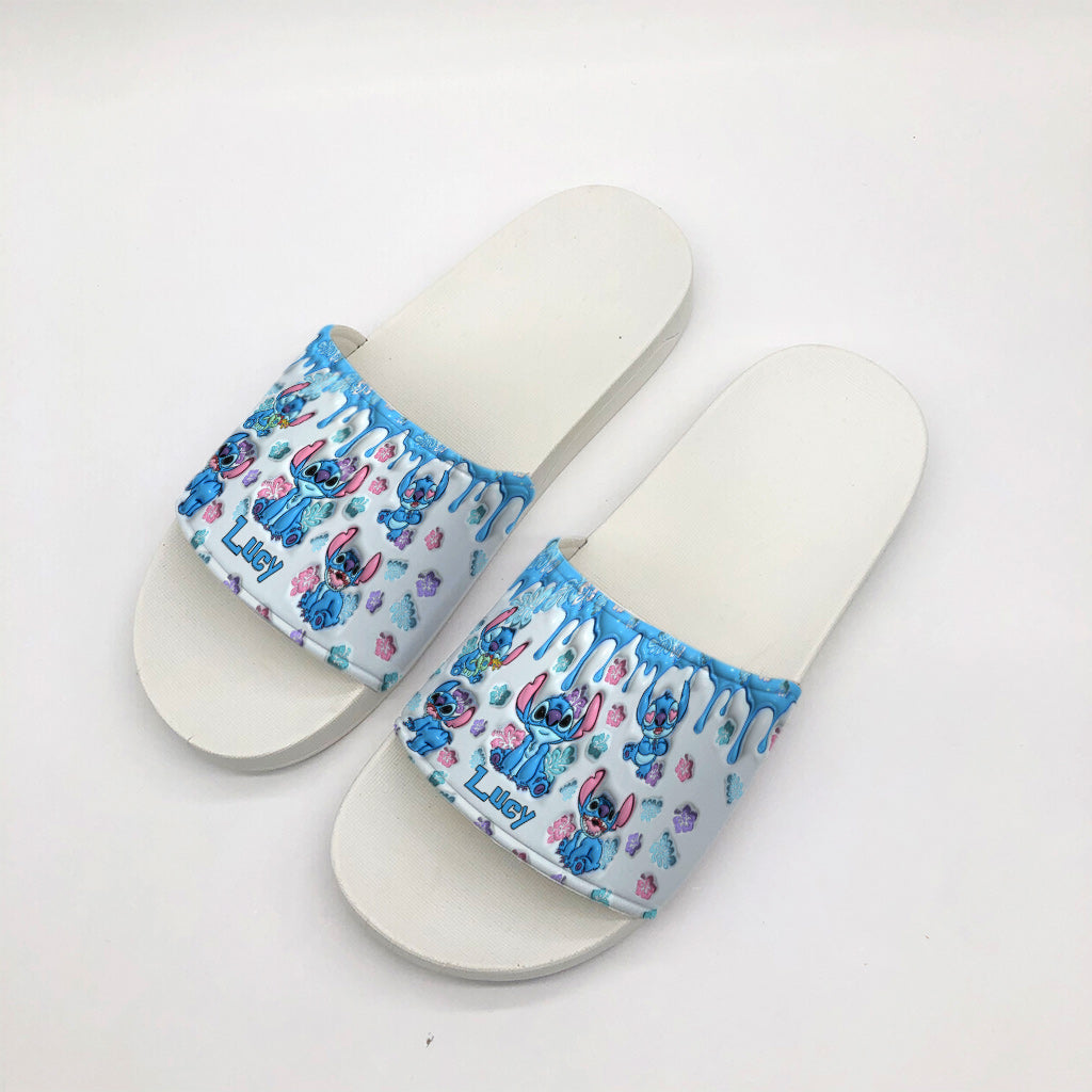 Ohana Means Family - Personalized Ohana Slide Sandals