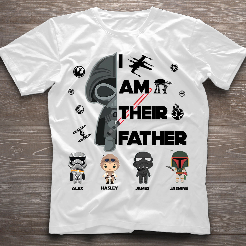 I Am Their Father - Personalized The Force T-shirt And Hoodie